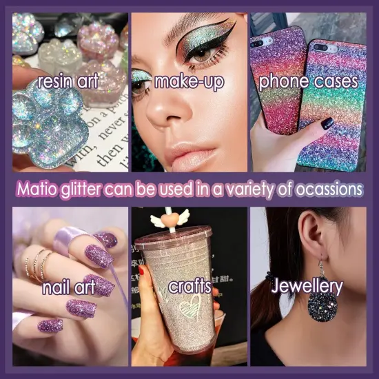 Ultra Fine Glitter Powder , 7.8oz/ 220g Green Craft Resin Glitter {4}