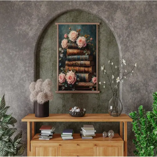 Diamond Art Painting Kits for Adults, Vintage Book Full Drill Diamond Dots 12x16inch {2}