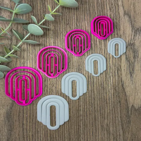 ARCH DONUT ART DECO CLAY CUTTERS {1}