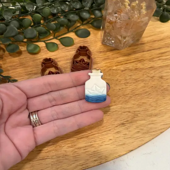 PAPER BOAT BOTTLE | SUMMER SOLSTICE | CLAY CUTTER {4}