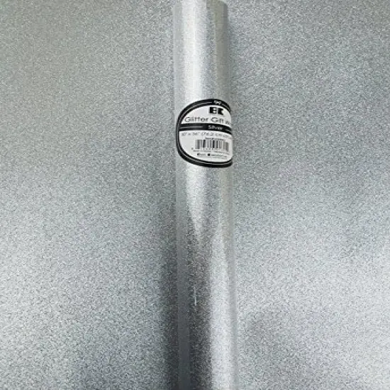 Best Creation Glitter Gift Wrap, 30 x 36-Inch Silver 2 ROLLS {2}