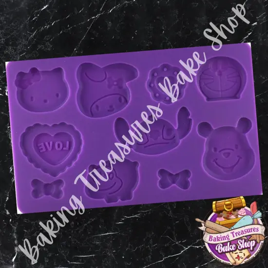 Character Face Silicone Mold #1 {1}