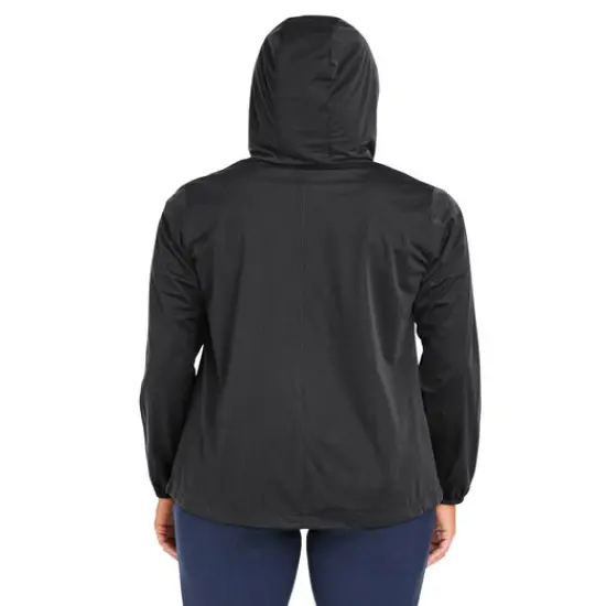 North End&reg; Ladies' Network Lightweight Jacket CLASSC NAVY HTHR {6}