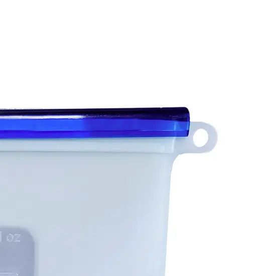 7Penn Silicone Food Storage Bag 500mL and 1000mL - 2pk Blue Reusable Food Bags {4}