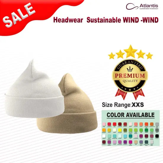 Atlantis&reg; Headwear Sustainable WIND Orange Fl {2}