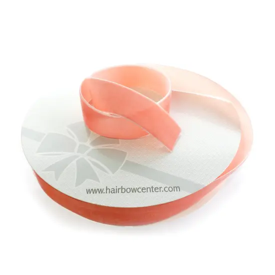 1" Velvet Ribbon (5yd & 25yd Spool Lengths) Light Coral {3}