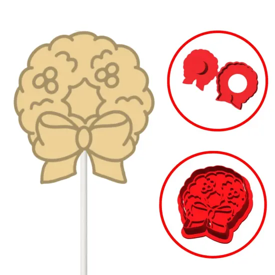 Weath ChristmasCake Pop Mold {1}