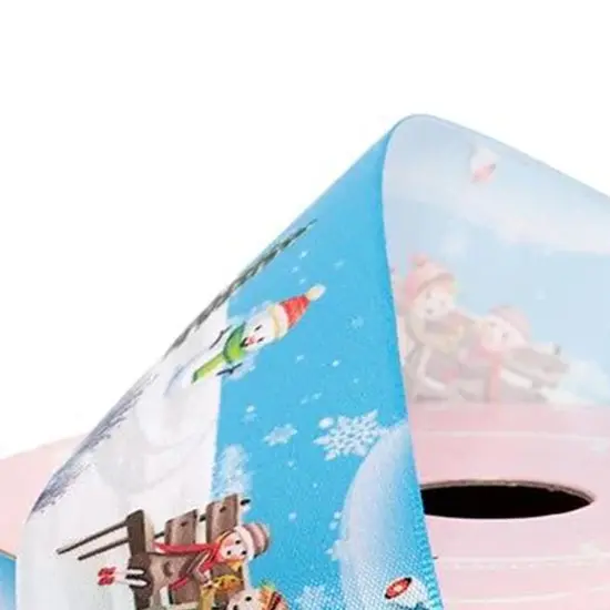 Christmas festival Satin Ribbon 25 Yards x 1.5 Inches 1 Roll Christmas Scene {5}