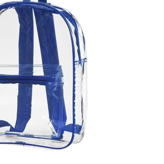 Liberty Bags&reg; Clear PVC Backpack BLACK {7}