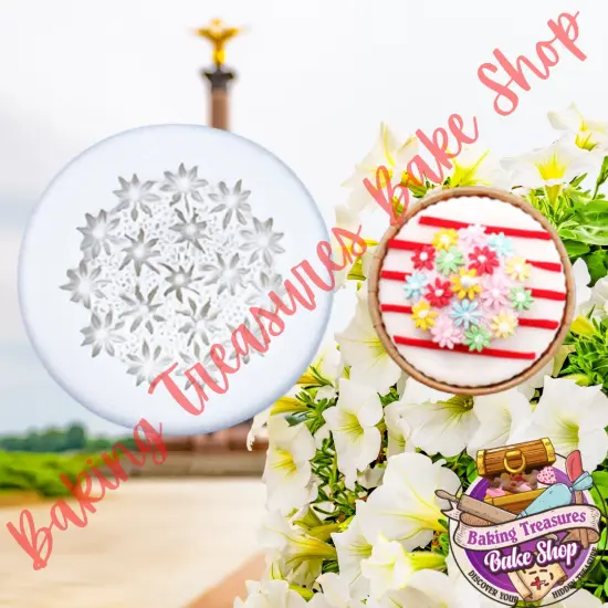 Flower Bush Mold Silicone Mold {1}