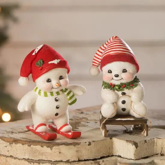 Skiing Snowman 4.5" {4}