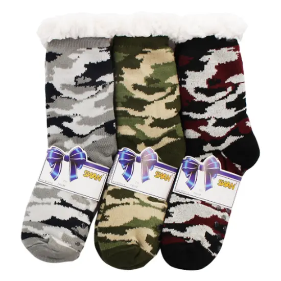 Snuggly Slipper Socks for Cozy Indoor Comfort 1 Pair Assorted {2}