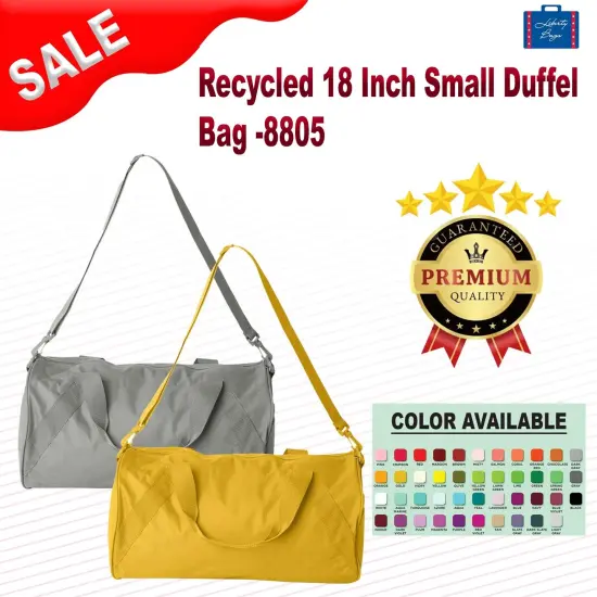 Liberty Bags&reg; Recycled 18 Inch Small Duffel Bag Navy {2}