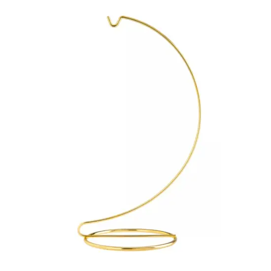 Kitcheniva 10" Display Stand Wire Hanger Holders Bright Gold {1}