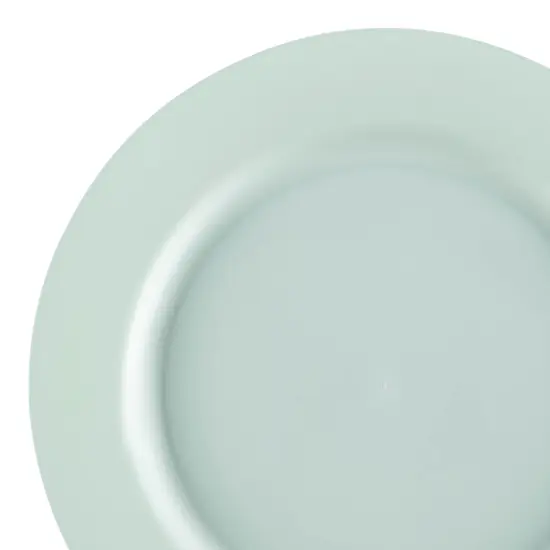 Matte Turquoise Round Disposable Plastic Appetizer/Salad Plates - 7.5" (120 Plates) {1}