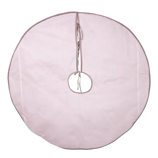 Kurt Adler 48-Inch Diamond Jacquard With Gray Dupion Border Tree Skirt {2}