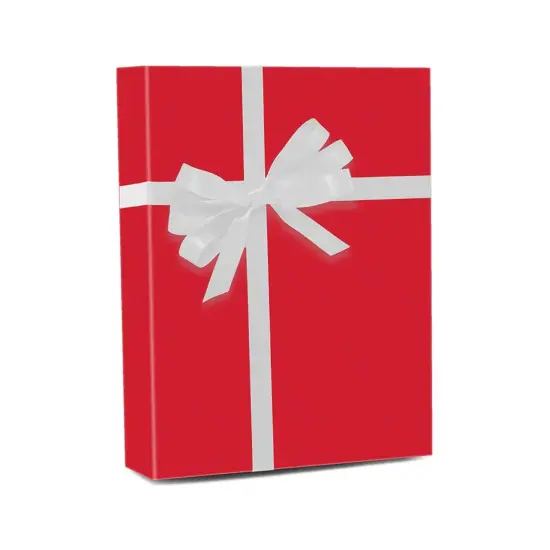 24''&times;417' Solid Color Wrapping Paper Roll with Polished Finish 60 lbs {2}