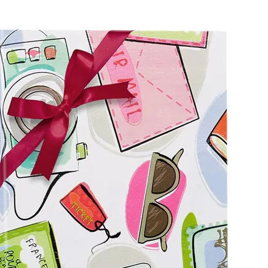 Clearance Wrapping Paper Globe Trotting 30 ''x15 ' {4}