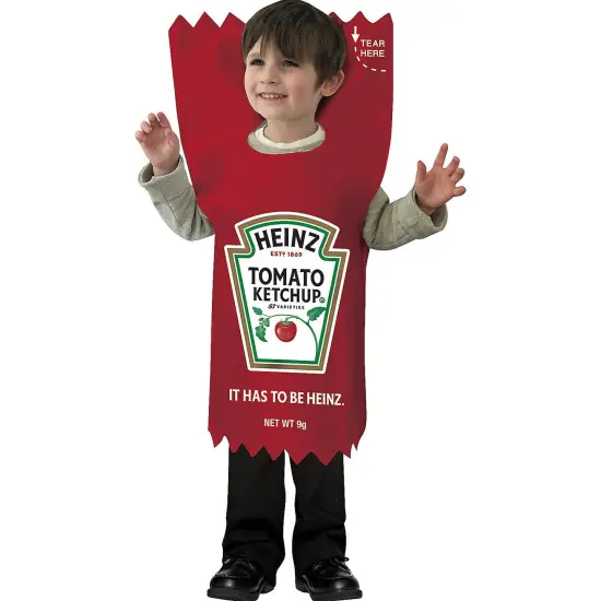 Heinz Ketchup Packet Costume {1}