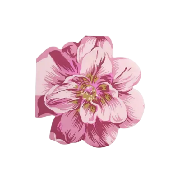 20 Pink Peony Flower Shaped Disposable Cocktail Paper NAPKINS Party Decorations {1}