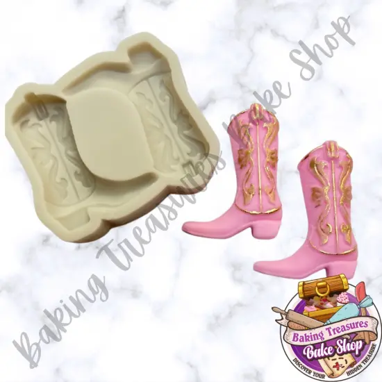 Cowboy Boots Silicone Mold {3}