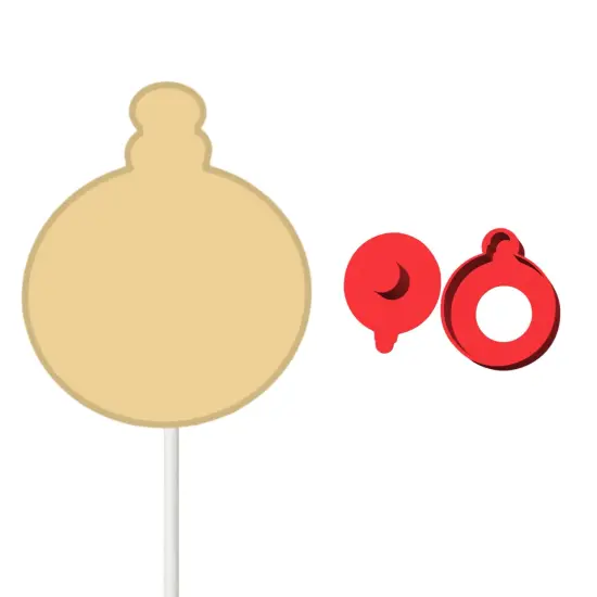 Ornament ChristmasCake Pop Mold {5}