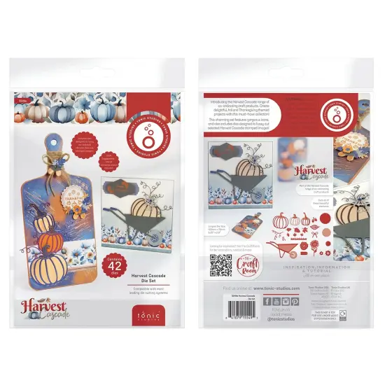 Tonic Studios Die Set-Harvest Cascade {3}