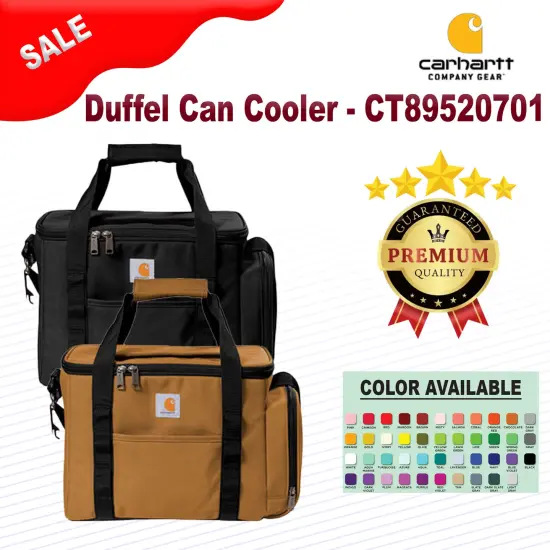 Carhartt&reg; Duffel Can Cooler Black {2}