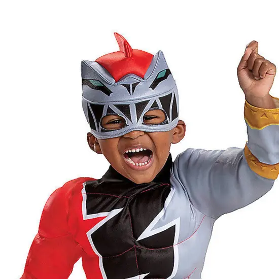 Toddler Muscle Dino Fury Red Ranger Costume {2}
