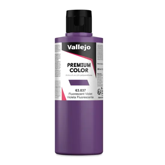 Vallejo Premium Airbrush Colors - 200 ml, Fluorescent Violet {1}