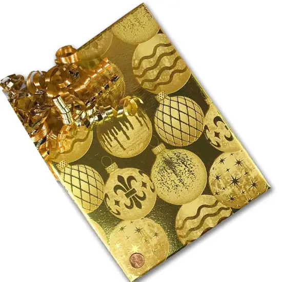 Festive Ornament Gift Wrap Roll 30" x 417' 1 Roll {4}