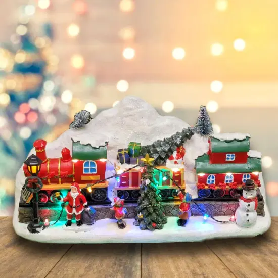 Christmas Train Decoration. Christmas Village {2}