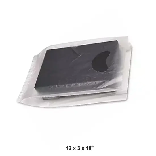 Merchandise Bags 12" x 3" x 18" for Clear {2}