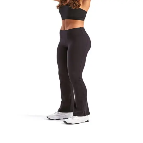 TriDri Ladies'&reg; Flare Legging BLACK {6}