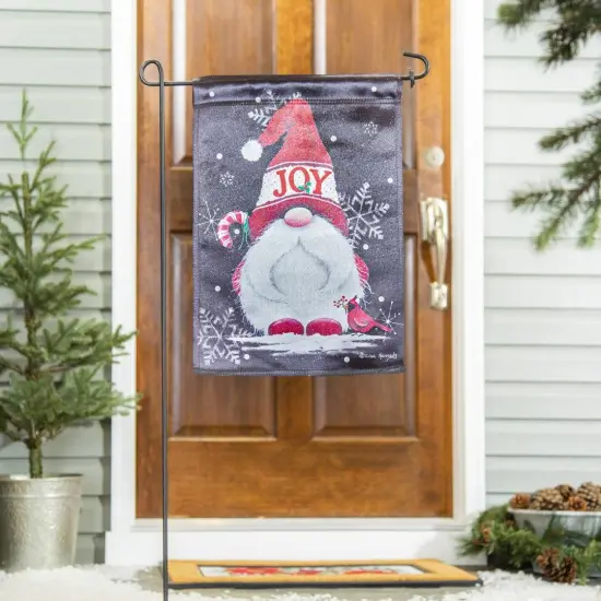 Joy Gnome Christmas Garden Flag 2 Sided {2}