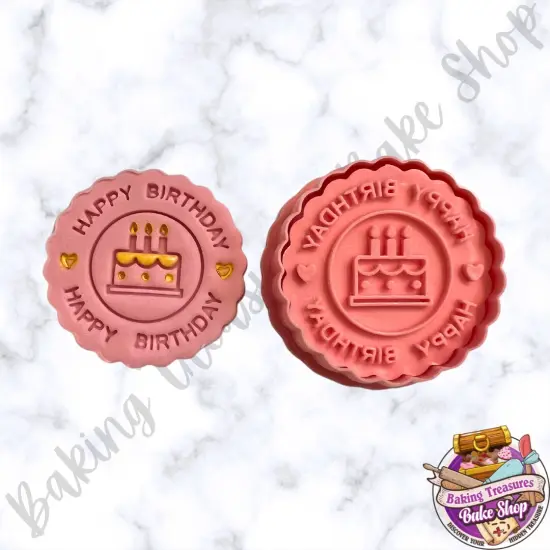 Happy Birthday Cookie Cutter and Embosser {4}