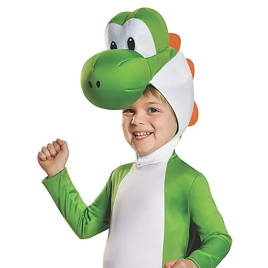 Super Mario Yoshi Toddler Costume {3}