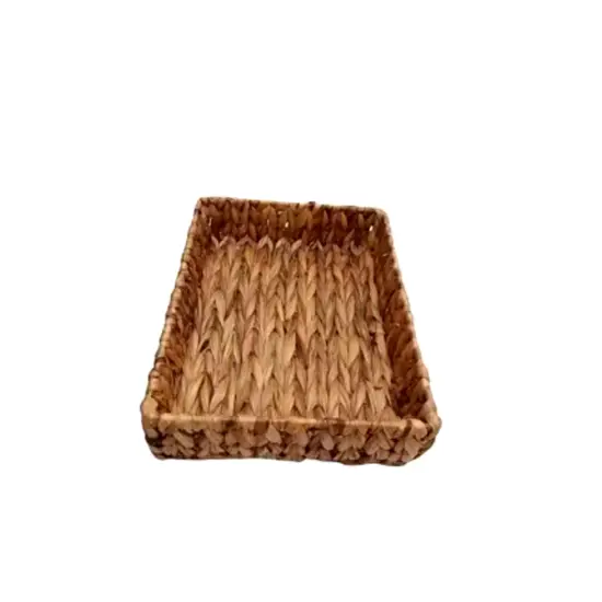 Natural Rush Rectangular Basket Trays Perfectly 11 3/8''x8 5/8'' {5}