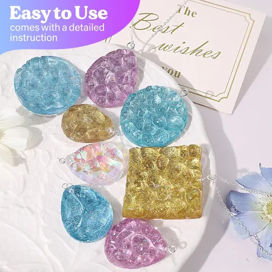 LET'S RESIN EPOXY RESIN Fast Cure Resin Epoxy for Jewelry,1 Gallon Quick Dry Resin-4 Hours Demold,Crystal Clear & Bubble Free Casting Resin for Painting,Craft,Art,Molds {6}