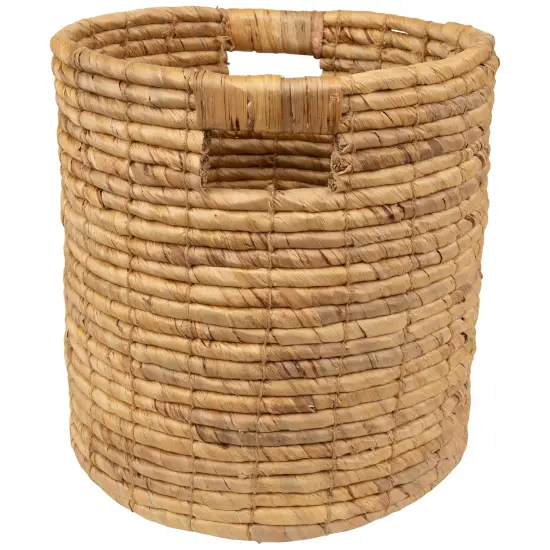 Northlight Natural Woven Table and Floor Cylindrical Seagrass Baskets - Brown - Set of 3 Beige {4}