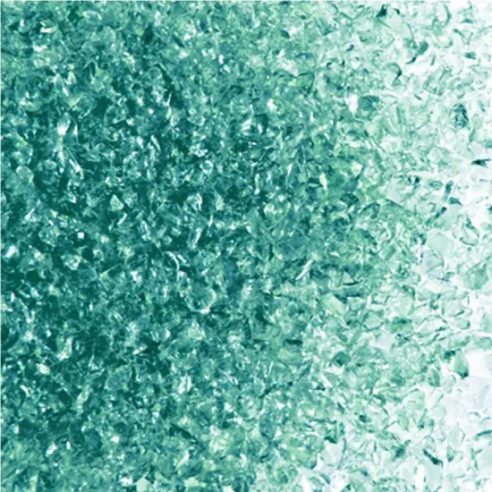 Oceanside Fusible Glass Frit Medium Sea Green 96 COE - 8.5oz Jar (5281) {1}