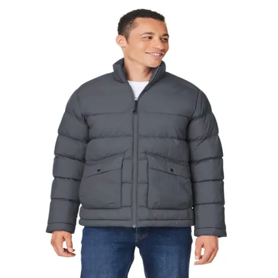CORE365® Men's Inspire Puffer Jacket with Water Repellent Insulation BLACK {5}