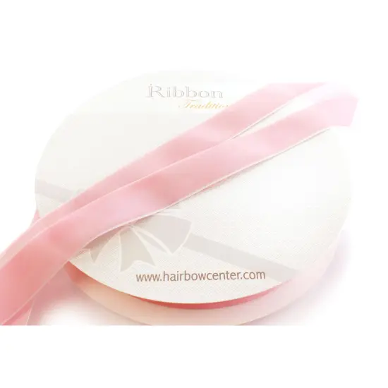 1" Velvet Ribbon (5yd & 25yd Spool Lengths) 123 Pearl Pink {3}