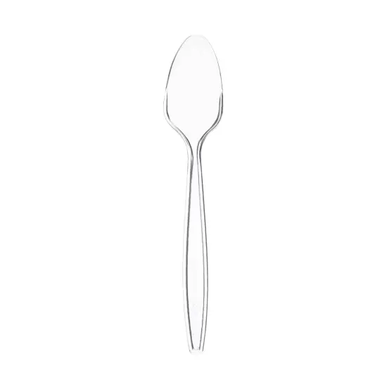 Clear Plastic Disposable Spoons (1000 Spoons) {1}