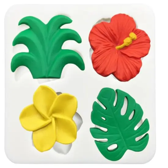 Tropical Monstera Leaves Silicone Molds {1}