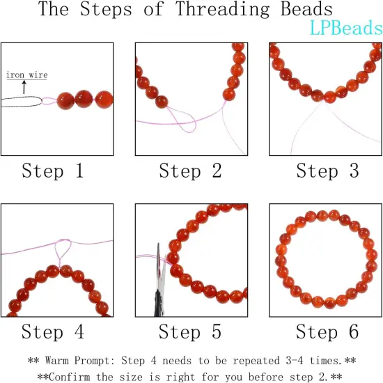 Natural Stone Beads Box Set Kits 8mm Round Loose Gemstone Natural Amethyst Lave Stone Assorted Color with Accessories Tools for Bracelet Jewelry Making (100% Natural Stone Beads Kit 1) {5}