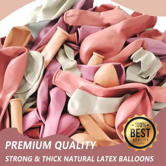 Retro Blush Pink Balloon Arch Kit-Dusty Pink Cream Peach White Sand Balloon Garland,Boho Pastel Pink Balloons Party Decorations {5}