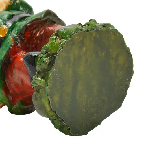 Set of 6 Garden Gnomes for Fairy Garden - 4 Inch Resin Statue Figurines for Home and Spring Yard Decor - Outdoor Patio Decorations {7}