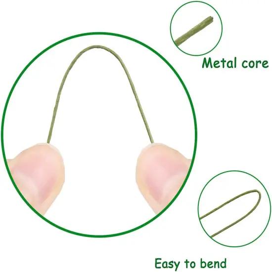 24 Gauge Dark Green Floral Wire Stem for Flower Arrangement Craft Supply,16 Inch,200PCS {3}