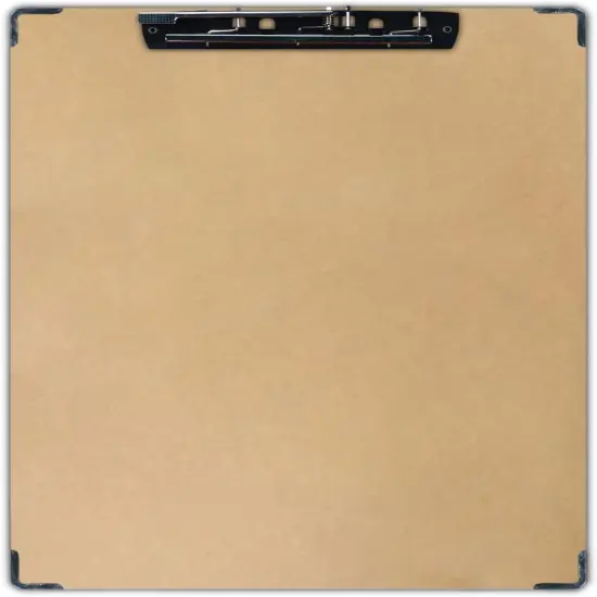 11x17 Clipboard with Hardware Corner Guard Vertical Extra Large Clipboard Hardboard with 8 Inch Jumbo Lever Clip 11 x 17 Clipping Board Log Color 1 Pack {1}